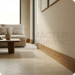 Плинтус МДФ TeckWood 80х10х2150 мм. Дуб крафт