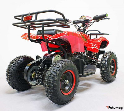 Квадроцикл GreenCamel Гоби K21 (30 Ah 36V 800W R6 Цепь) Красный паук