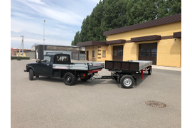 Габаритные размеры прицепа Грузоподъёмность от 1т до 2,5 т.Категория В к Е.