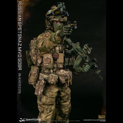 ПОВРЕЖДЕНА КОРОБКА - Спецназ СОБР - КОЛЛЕКЦИОННАЯ ФИГУРКА 1/6 RUSSIAN SPETSNAZ MVD SOBR IN KHERSON (78097) - DAMTOYS