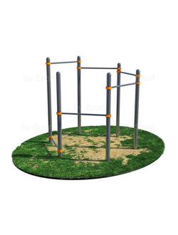 Спортивный комплекс Sv Sport Workout комплекс турников шестигранник ВОРК09