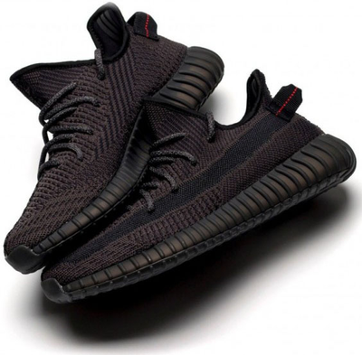 Adidas Yeezy Boost 350 V2 Reflective Black Big Size