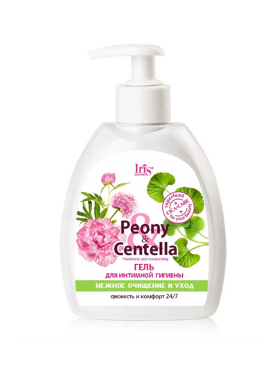 Iris PEONY &amp; CENTELLA Гель для интимной гигиены Нежное Очищение и Уход, 300мл