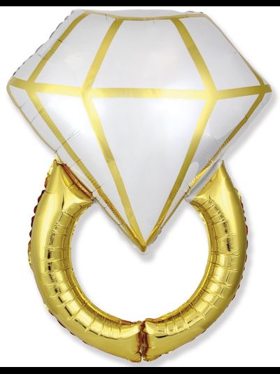 Кольцо с бриллиантом, золото