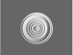 Потолочная розетка (подлюстра) с гладким профилем из полиуретана Orac Decor-Luxxus R08 диаметр 38 см