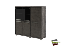 Шкаф трехсекционный с гардеробом правый Z-33-01пр 1556*500*1538 (Ш*Г*В)