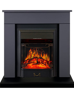 Royal Flame "Bergen" (серый графит) с очагом Majestic FX