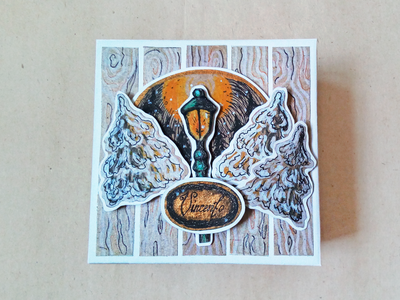 Подарочная коробочка под колье в стиле украшения