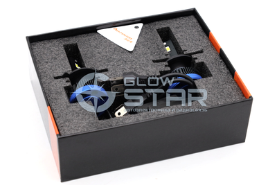 Светодиодные лампы H4 Aozoom P5 с радиатором, 12V, 35W, 6000K, чип Korea WT35