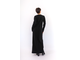 Платье макси из плотной вискозы (черный)