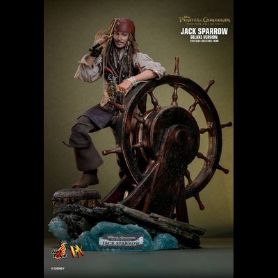 Капитан Джек Воробей (Джонни Депп, "Пираты Карибского Моря", Pirates of the Caribbean) - Коллекционная фигурка 1/6 JACK SPARROW (DX38) - HOT TOYS