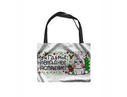 Сумка-шоппер  горизонтальная год Кролика №65