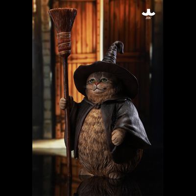 Котик-волшебник (коричневый) - Коллекционная фигурка 1/6 Wizard Cat (JXK-CS02B) - JXK