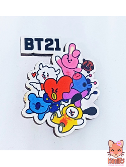 BTS (BT21) брошь в ассортименте