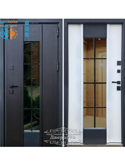 STEEL ART (СТИЛ АРТ) МЕЛИТОПОЛЬ. КОТТЕДЖ 268. ТЕРМОРАЗРЫВ. ЛАЙН ВЕНГЕ/ БЕЛОЕ ДЕРЕВО. СТЕКЛОПАКЕТ.