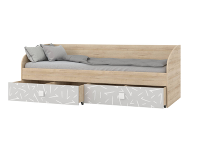 Молодежная МИККИ - Кровать с двумя ящиками