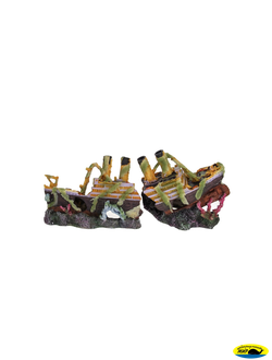 2633-PR Затонувший пароход 515*145*215мм