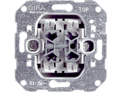 Gira 010800, Вставка двухклавишного переключателя (проходного выключателя)