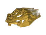 Bionicle Crystal Armor with Marbled Trans-Clear Pattern, Pearl Gold (24166pb01 / 6147740 / 6147641)