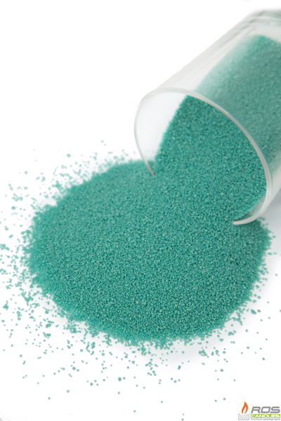 Насыпные свечи RosCandles зелёные "Эвкалипт" - мешок 25кг