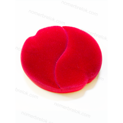 Подарочные коробочки для брелоков «ПРЕМИУМ» (БАРХАТ). В форме сердечек