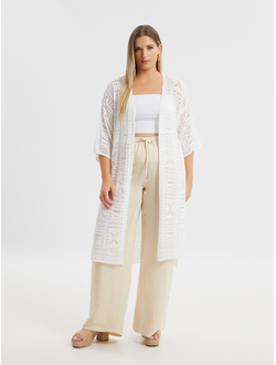 Купить вязанный кардиган больших размеров