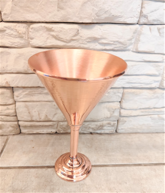 Медный бокал "Мартини".  Россия All-Copper арт.115