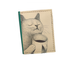 Картхолдер-книжка с шестью отделениями "Котик с чашкой"