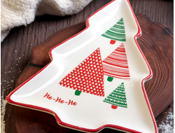 Блюдо «Ёлочка» в подарочной коробке, 23×22×2,2 см