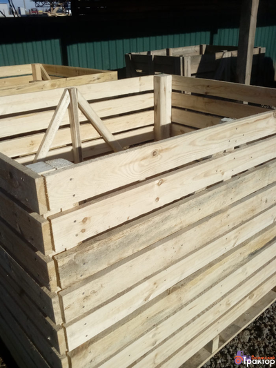 Деревянный контейнер 1200х1200х900