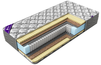Пружинный матрас Премиум Латекс Кокос