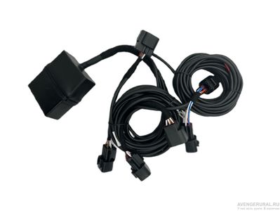 Комплект штатной электрики для фаркопа JAC T8 Pro 2020- с блоком 7.1 - 7 pin