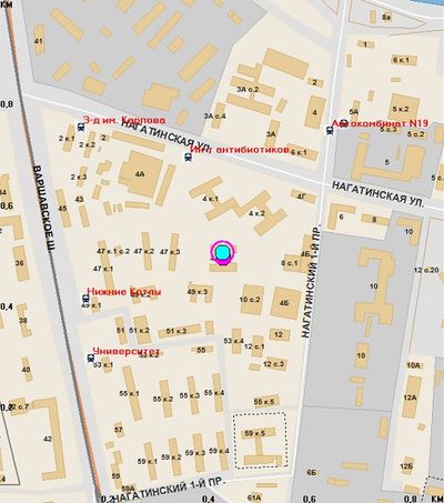 Артековская, Балаклавский, Варшавское ш., Криворожская ул., Нахимовский пр-т., Симферопольский б-р., Фруктовая, Ялтинская