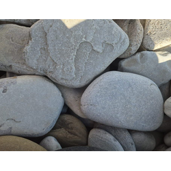 Галька морская белая, фракция 100-200 мм