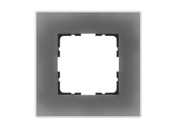 1L1001GGRM Рамка одинарная Стекло, серое матовое