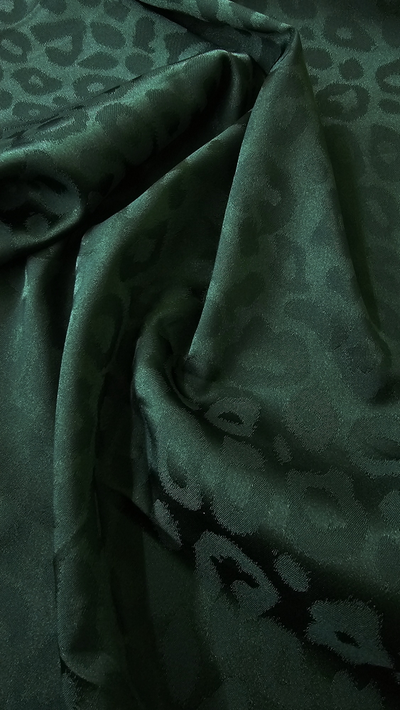 Шёлк жаккард ТОДАС Цвет 8 Изумруд