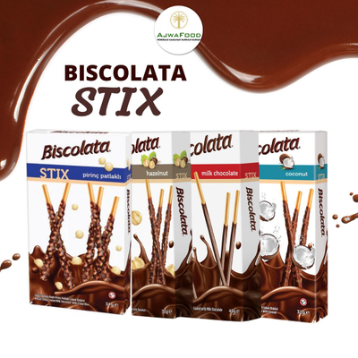 Палочки Biscolata покрытые молочным шоколадом с кокосовой стружкой