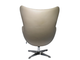 EGG CHAIR (латте, прессованная кожа)