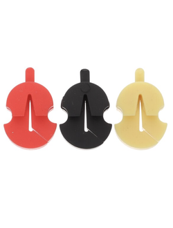 Сурдина для скрипки резиновая фигурная цветная