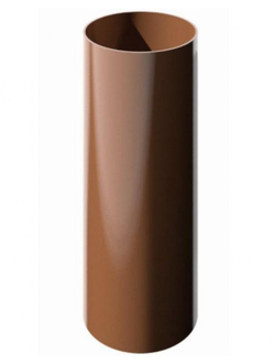 Труба водосточная, пластиковая, 82мм*1,5м КОРИЧНЕВАЯ