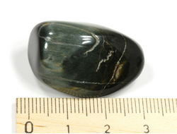 Кошачий глаз (кварцевый), галтовка, ЮАР (31*21*17 мм, 17 г) №28481