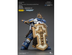 Ультрамарин брат Торвальд (Warhammer 40K) - КОЛЛЕКЦИОННАЯ ФИГУРКА 1/18 Torvald with Power Sword, Stormshield and Bolt Pistol (JT02809) - JOYTOY