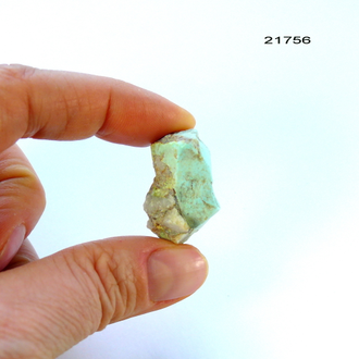 Бирюза натуральная (необработанная) Казахстан арт.21756: 7,9г - 28*21*18мм