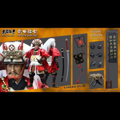 ТАКЭДА СИНГЭН - КОЛЛЕКЦИОННАЯ ФИГУРКА 1/6 TAKEDA SHINGEN Suwahara Hiroyuki's Daimyo Series (ACI-32SP Deluxe Version) - ACI TOYS