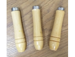 Ручка для напильников 150 мм, деревянная, с кольцом