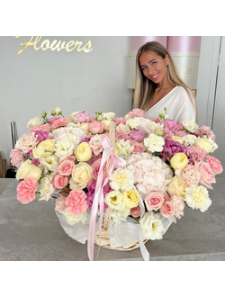 КОРЗИНА МИКС ЦВЕТОВ №32