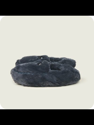 Тапочки-грелки для ног Luxury (угольные)