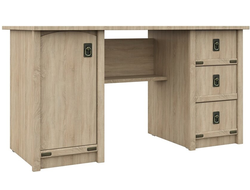 Стол Валенсия 1д 3 ящика, сонома