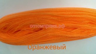 Акрил в пасмах трехслойная цвет Оранжевый. Цена за 1 кг. 410 рублей