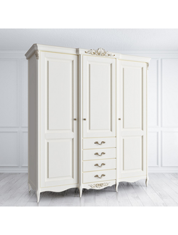 ШКАФ 3 ДВЕРИ ATELIERGOLD (L196*P70*H220) APG623E-K02-G